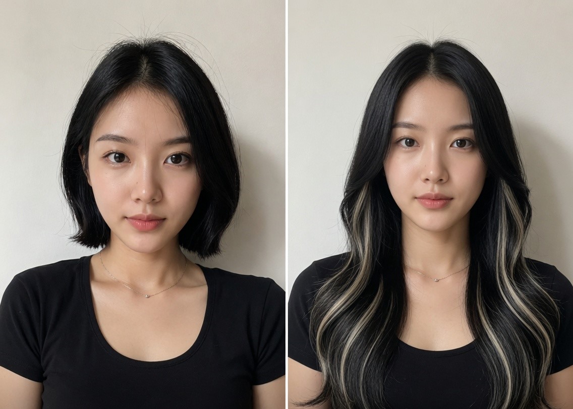 before after leoni tan